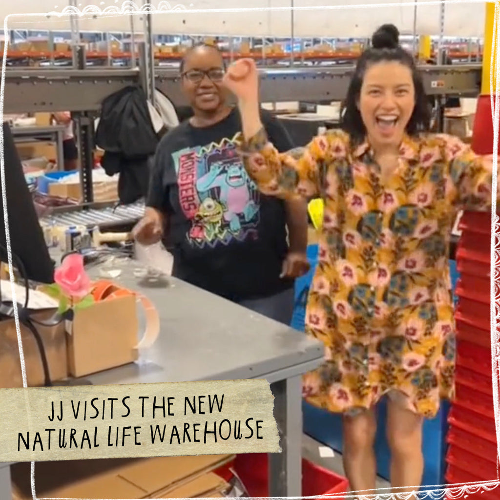 JJ Visits the Natural Life Warehouse!
