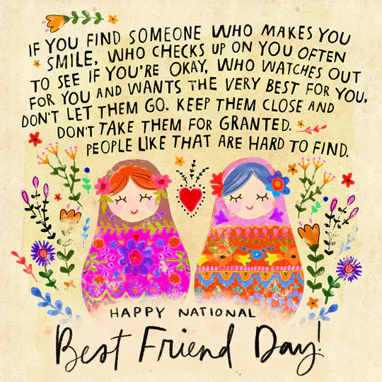 Happy National Best Friend Day!