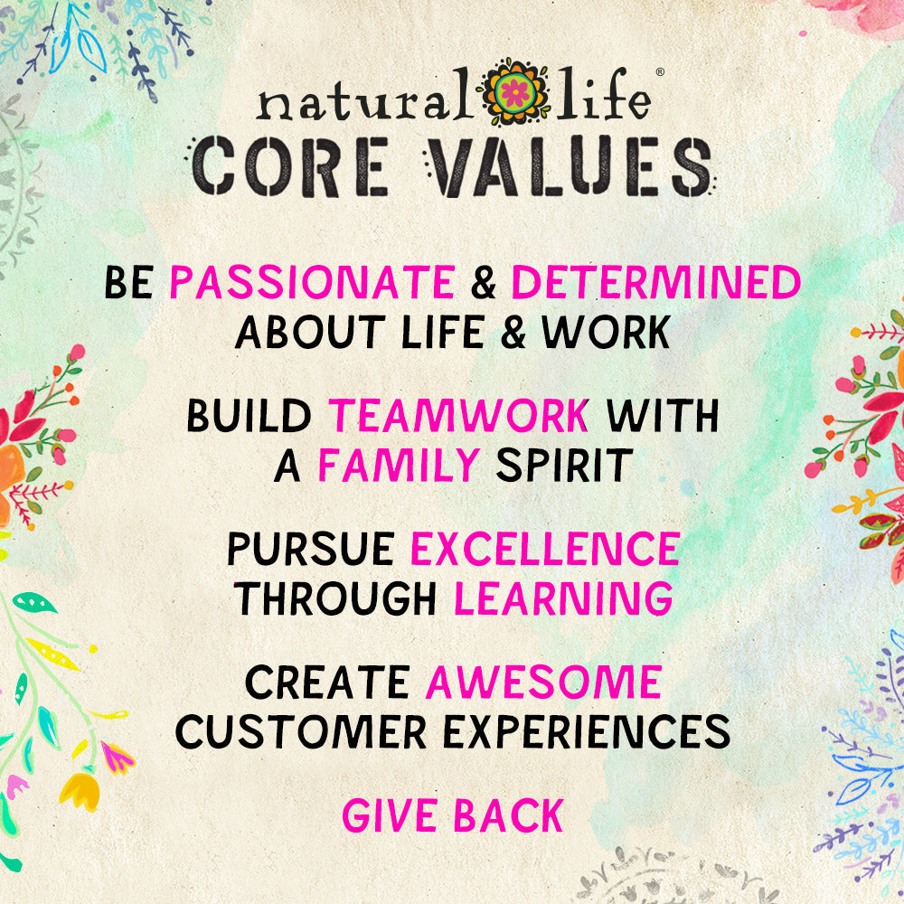 Natural Life Company Core Values