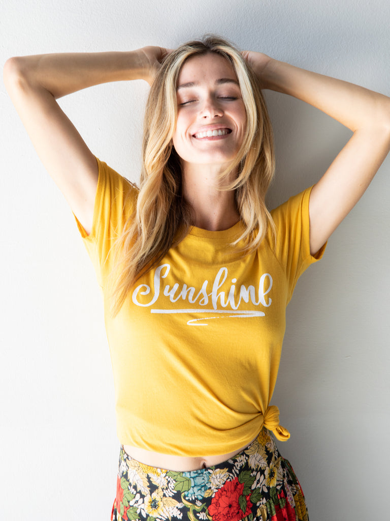 Perfect Fit Tee|Sunshine-view 2