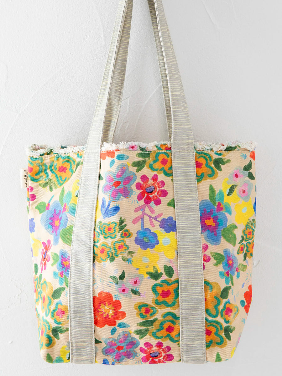 Everyday Canvas Tote Bag - Floral Branches