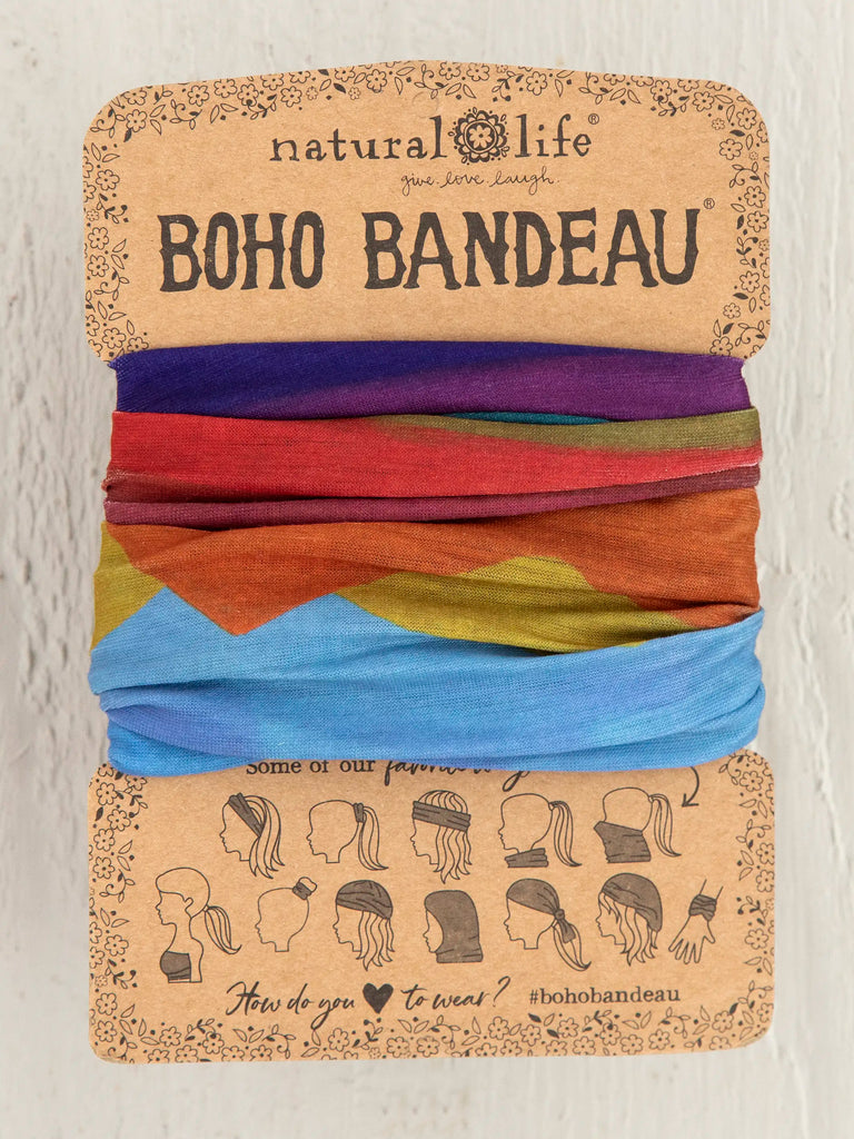 Full Boho Bandeau® Headband - Mountain Range-view 2
