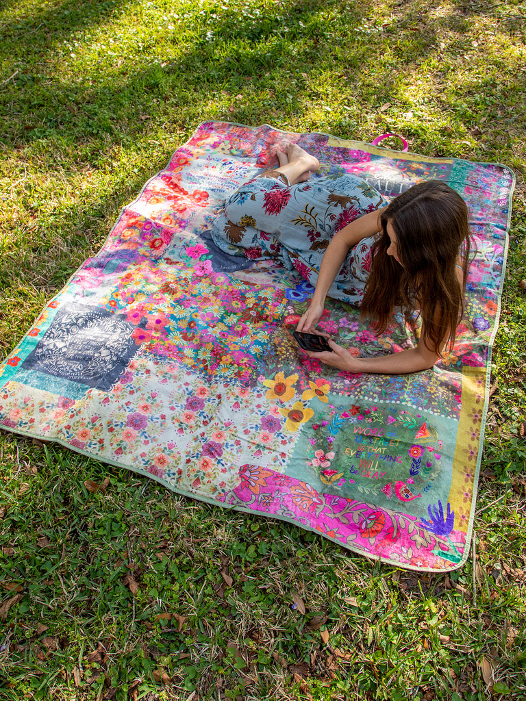 XL Water Resistant Picnic Blanket|Chirp-view 2