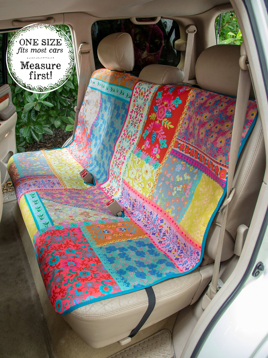 Back Car Seat Cover - Patchwork – Natural Life