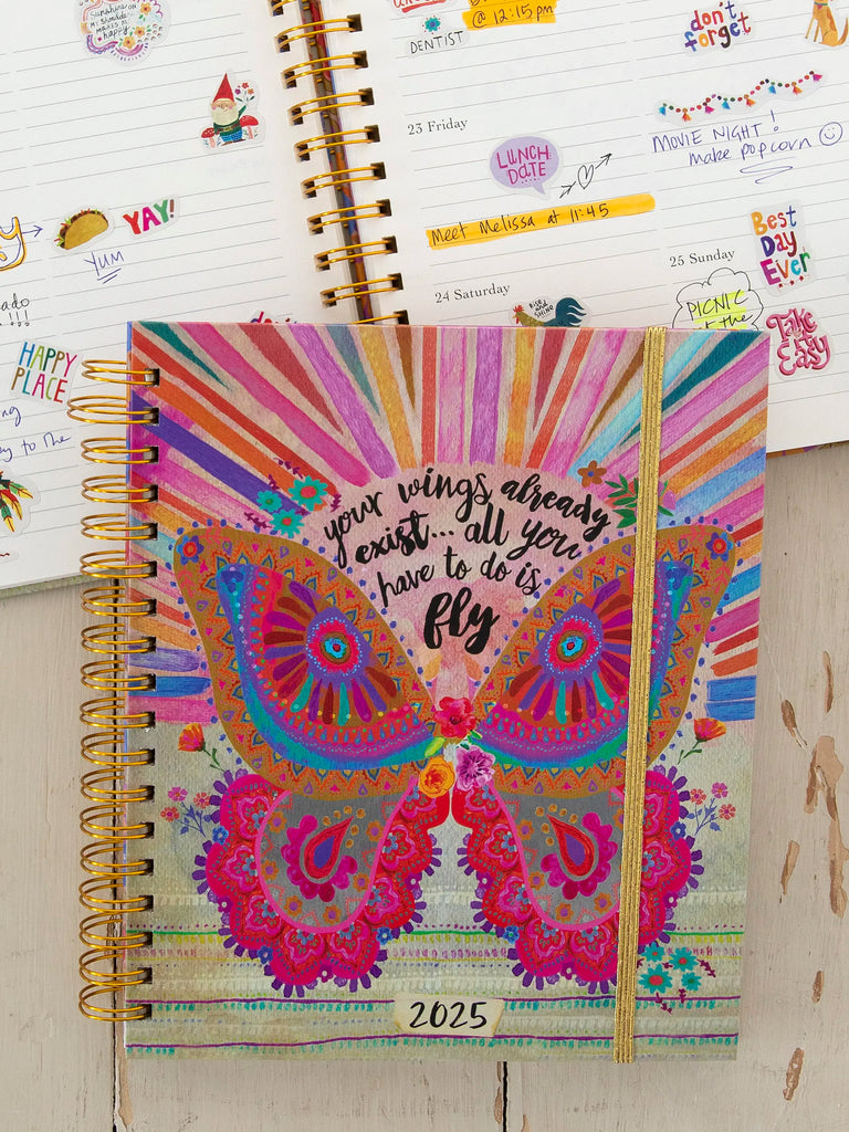 2024-25 17 Month Planner - Your Wings Exist-view 1