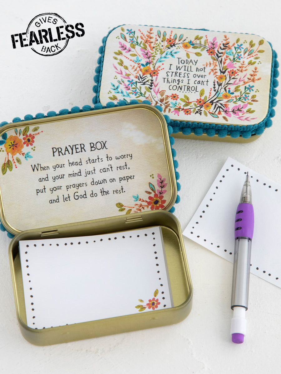 Tin Prayer Box Will Not Stress Natural Life