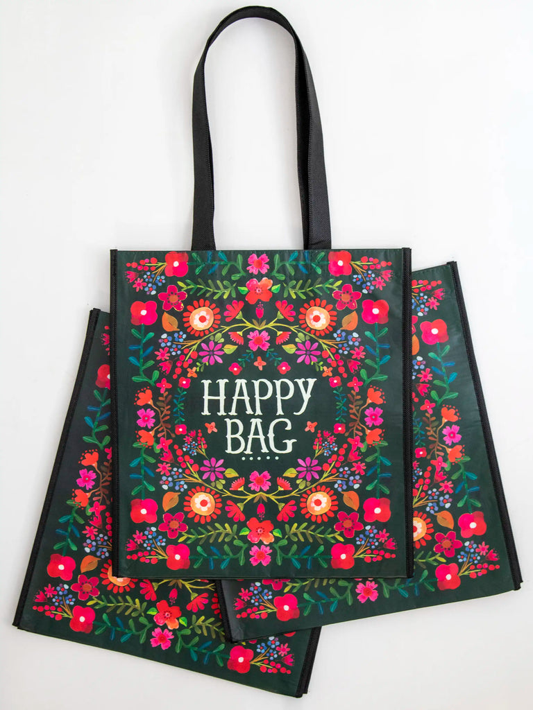 XL Happy Bag, Set of 3 - Red Floral-view 2