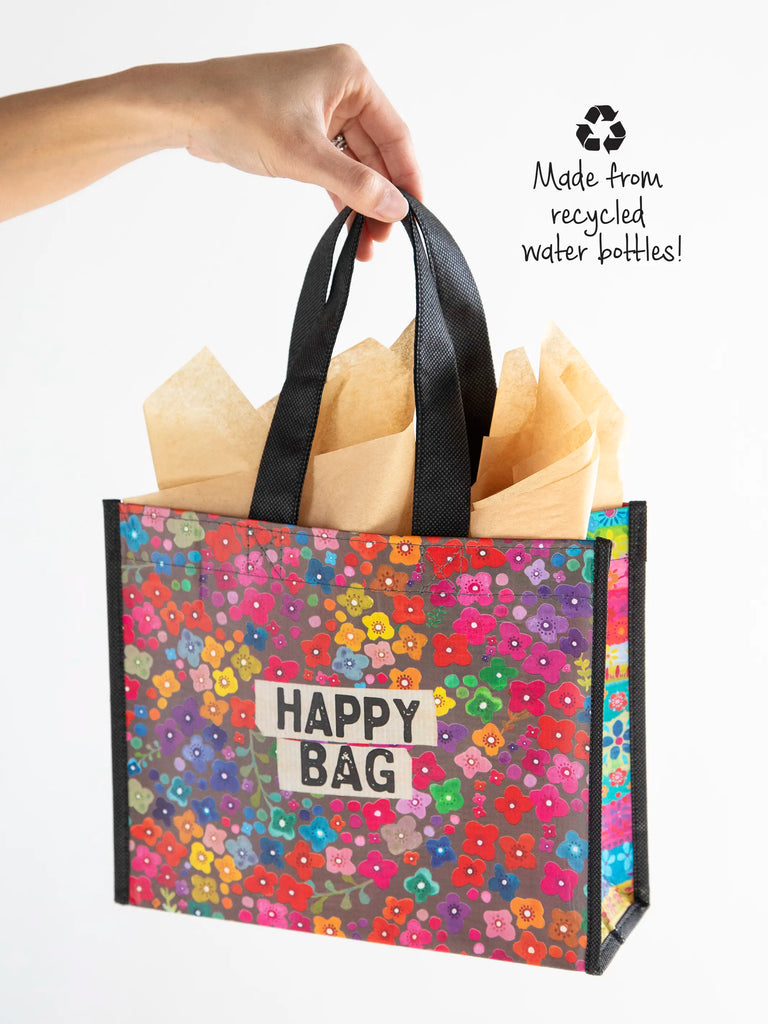 Medium Happy Bag, Set of 3 - Rainbow Ditsy-view 1