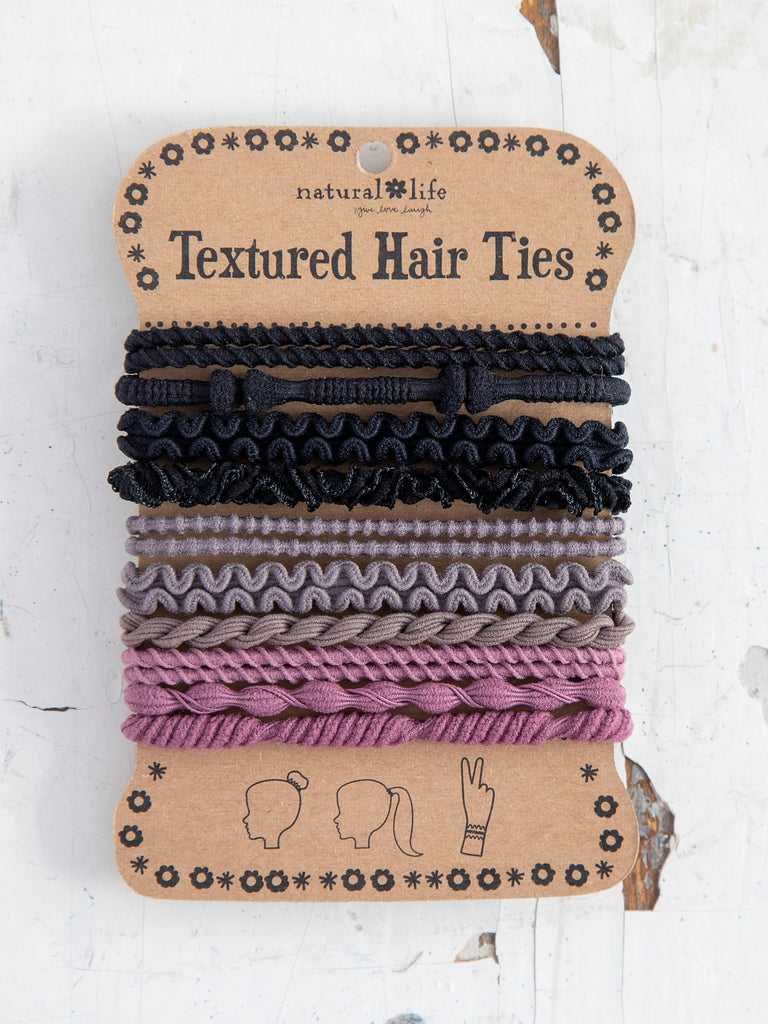 Textured Hair Tie Set|Tan-view 1