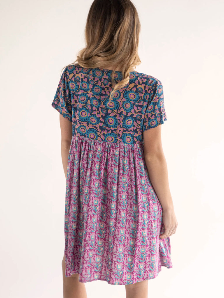 Avery Dress - Multi Floral-view 3