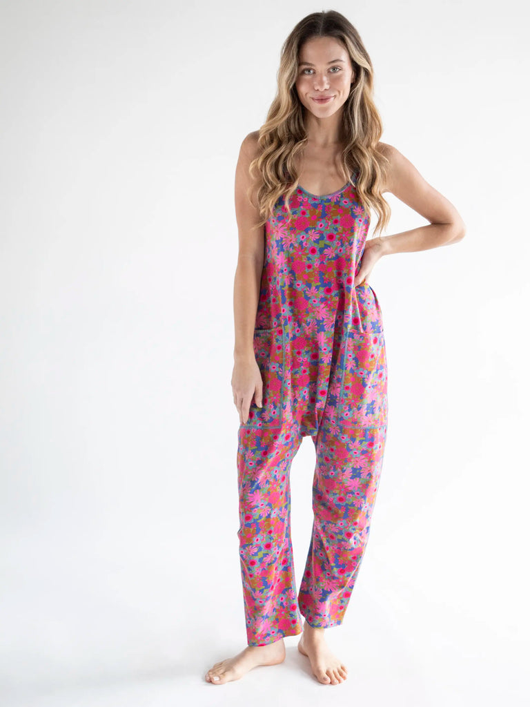 Lucy Jumpsuit - Rust Orchard Pink-view 1
