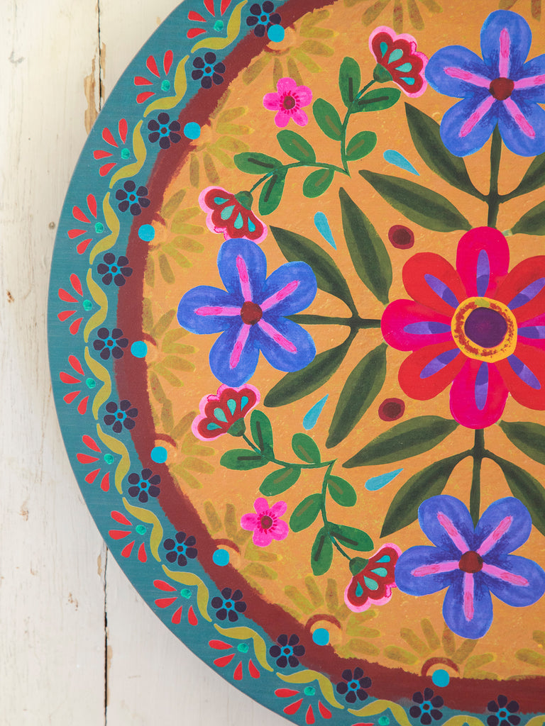Painted Lazy Susan-view 4