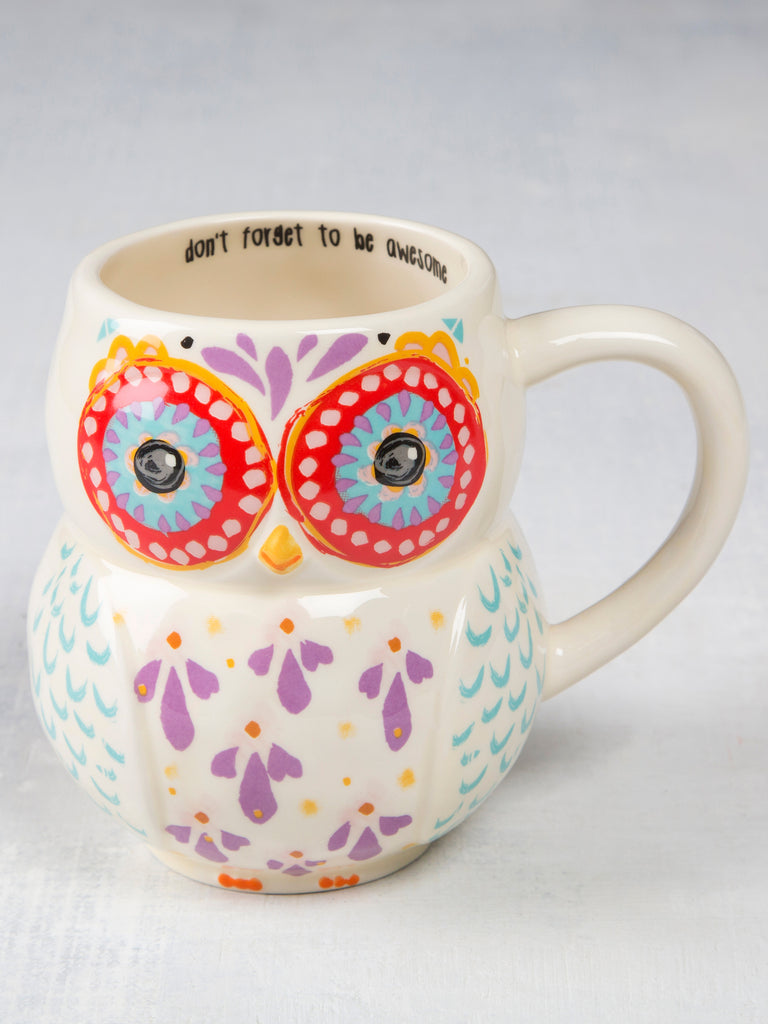 Folk Art Mug|Eleanor The Owl-view 1