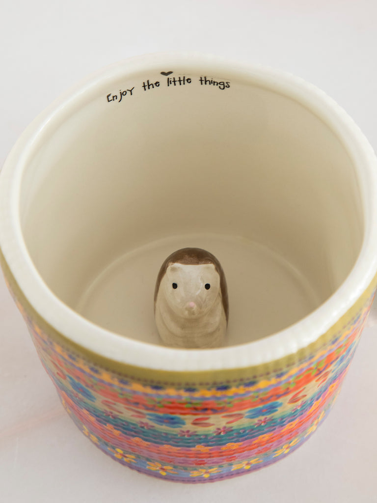 Peek-A-Boo Mug|Hedgehog-view 1