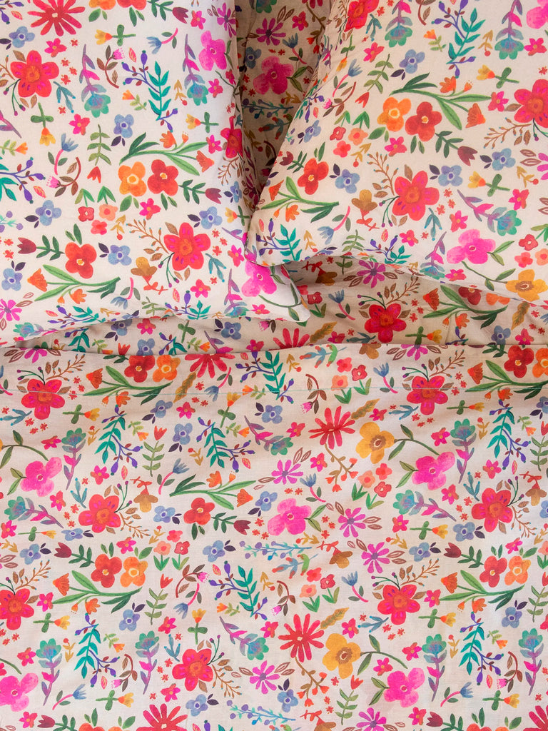 Sheet SET - Sooo Soft Cotton - Flung Floral-view 1