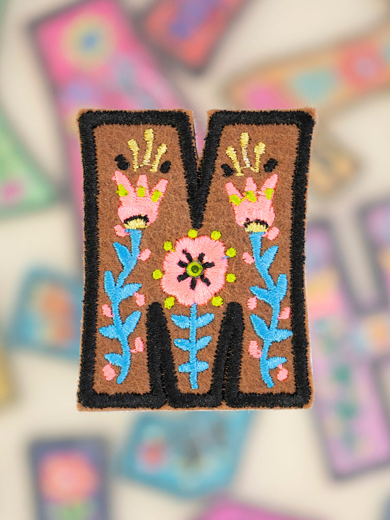 Stick-On Letter Patch|M-view 1