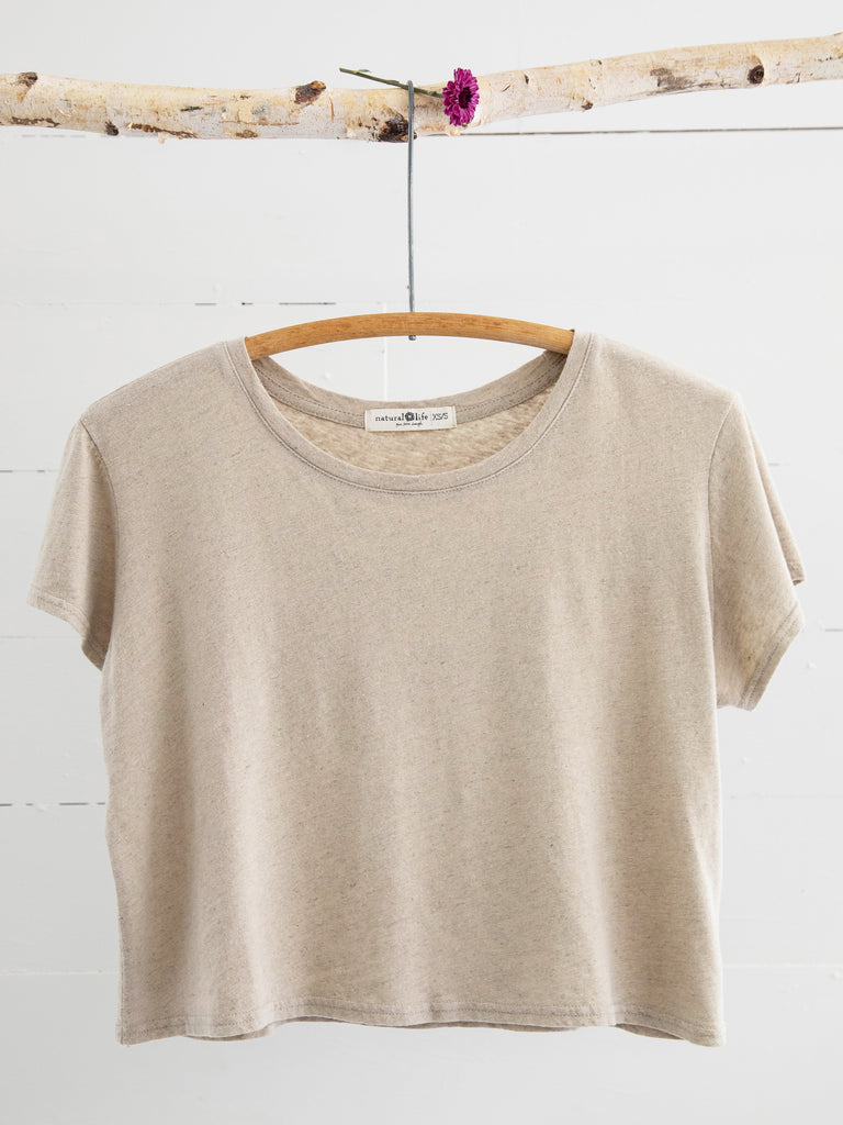 The All Day Tee|Sand-view 1