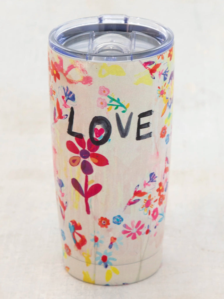 Stainless Steel Tumbler - Life is a Canvas Love-view 1