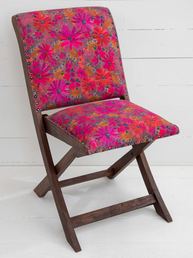 Favorite Anywhere Chair - Charcoal Pink Daisy-view 5