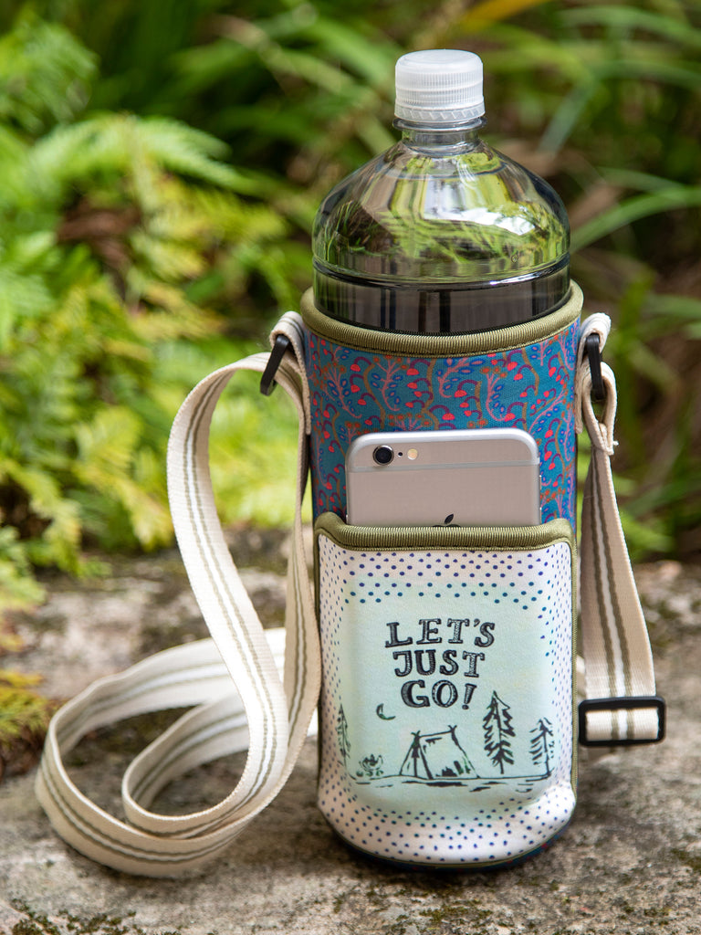 Water Bottle Carrier|Let's Just Go-view 1