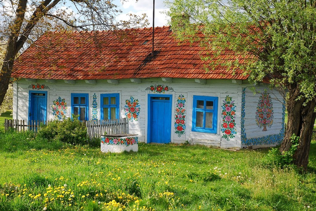 Beautiful painted cottage