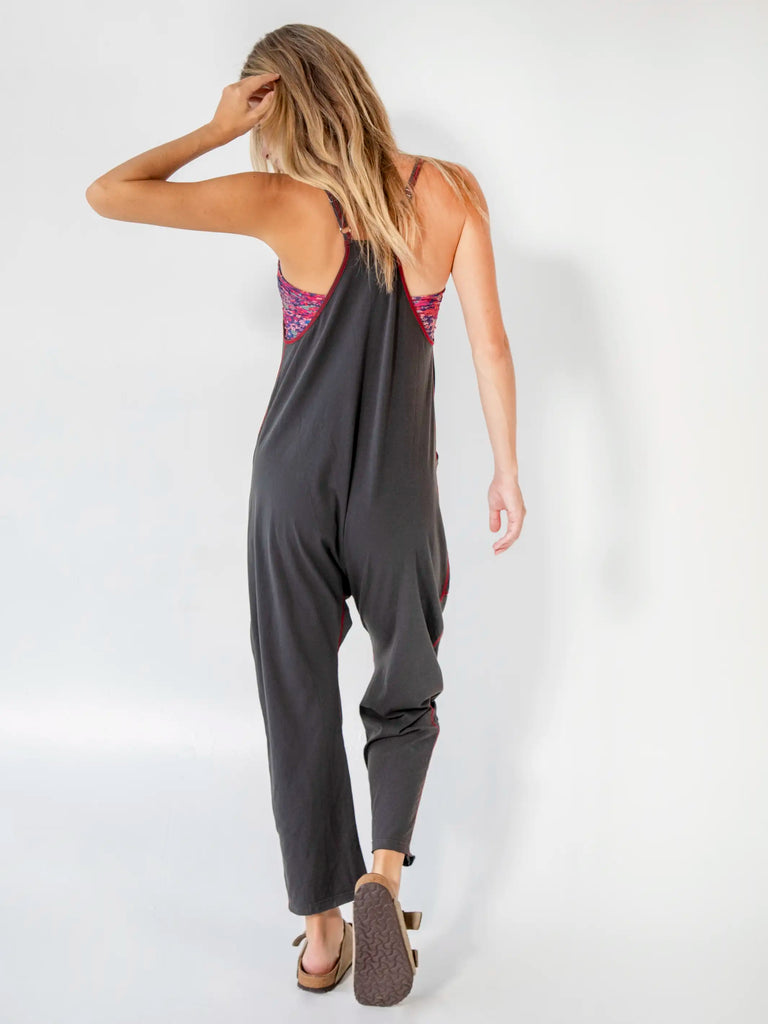 Lucy Jumpsuit - Charcoal-view 3