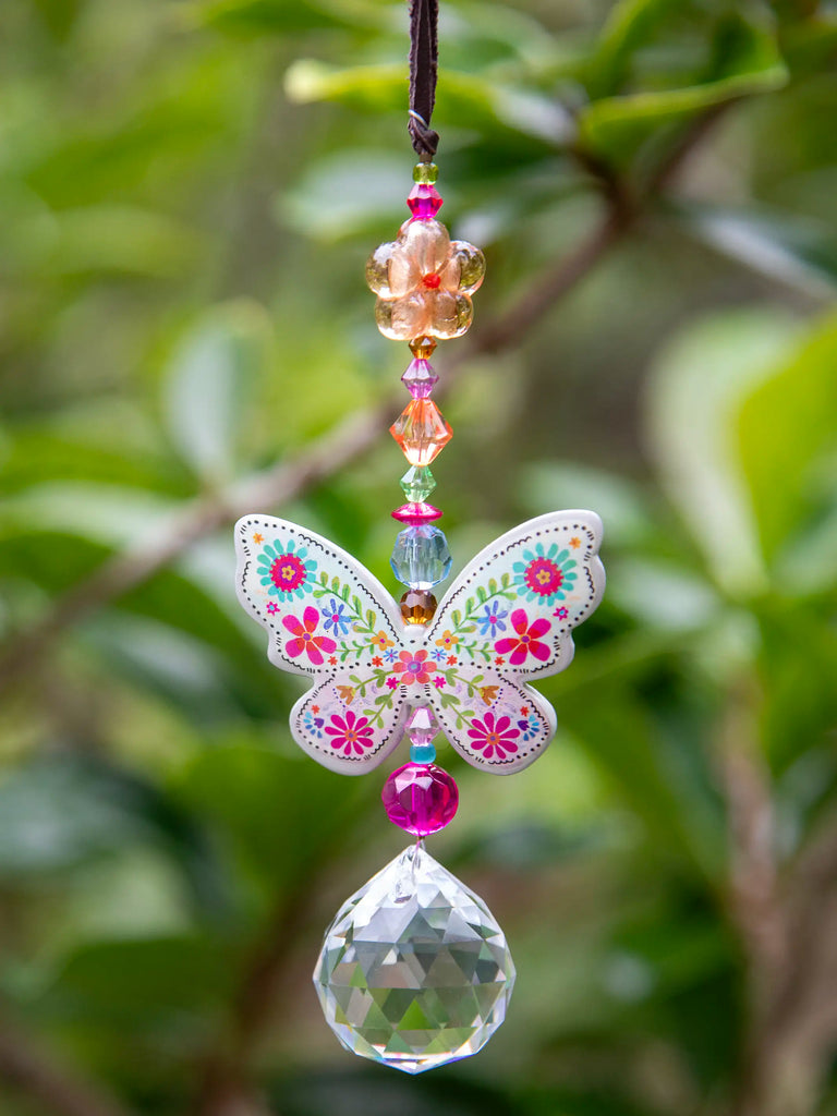 Butterfly Crystal Sun Catcher-view 1