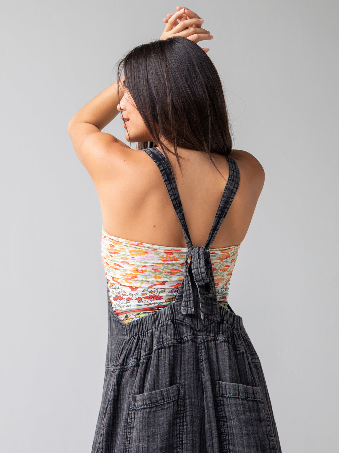 Natural Life Gauze Dakota Tie Overall