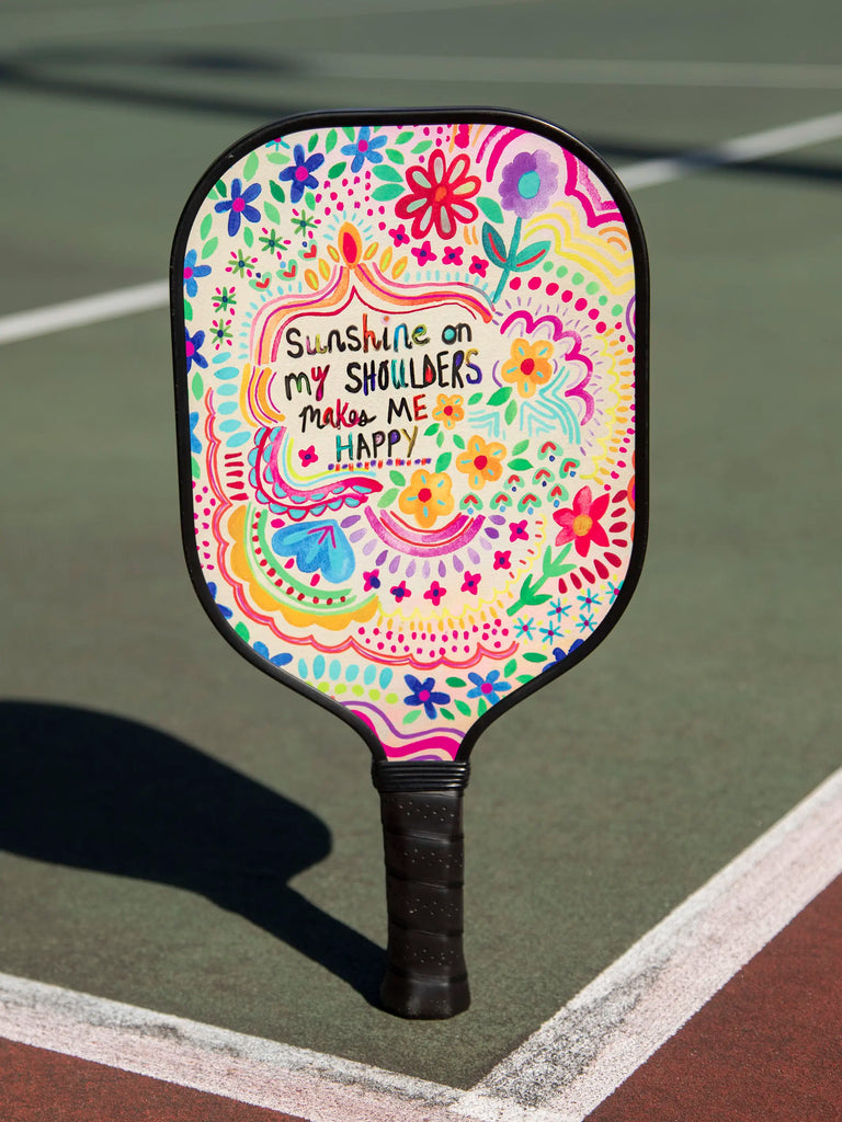 Pickleball Paddle - Sunshine On My Shoulders-view 1