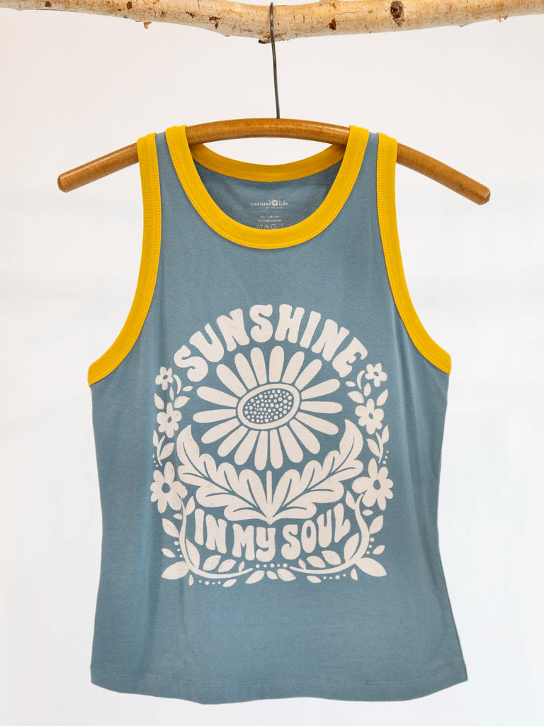 Ringer Tank Top - Sunshine In My Soul-view 2