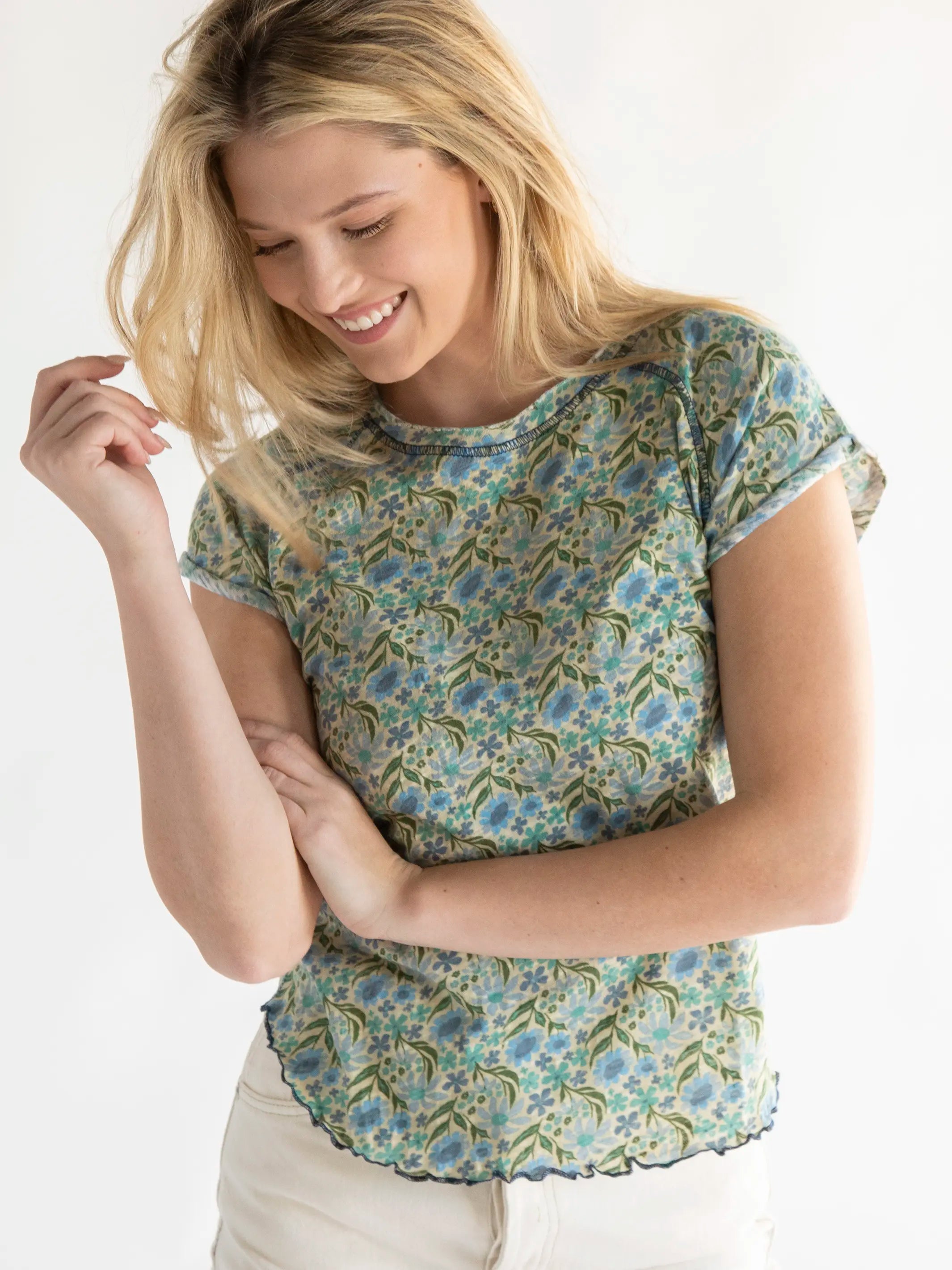 Lily Knit Tee Shirt - Charcoal – Natural Life