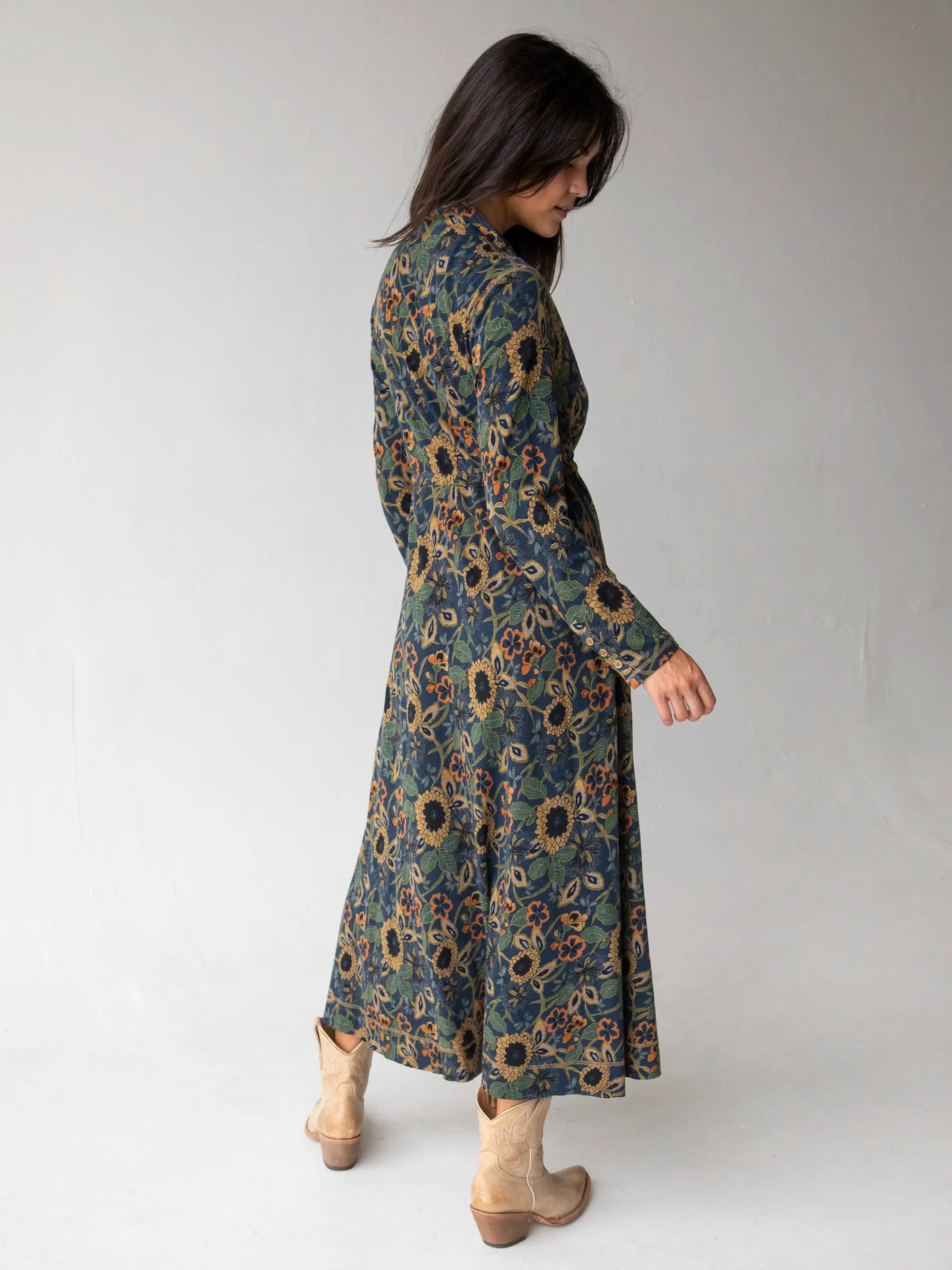 Christa Knit Cotton Maxi Dress