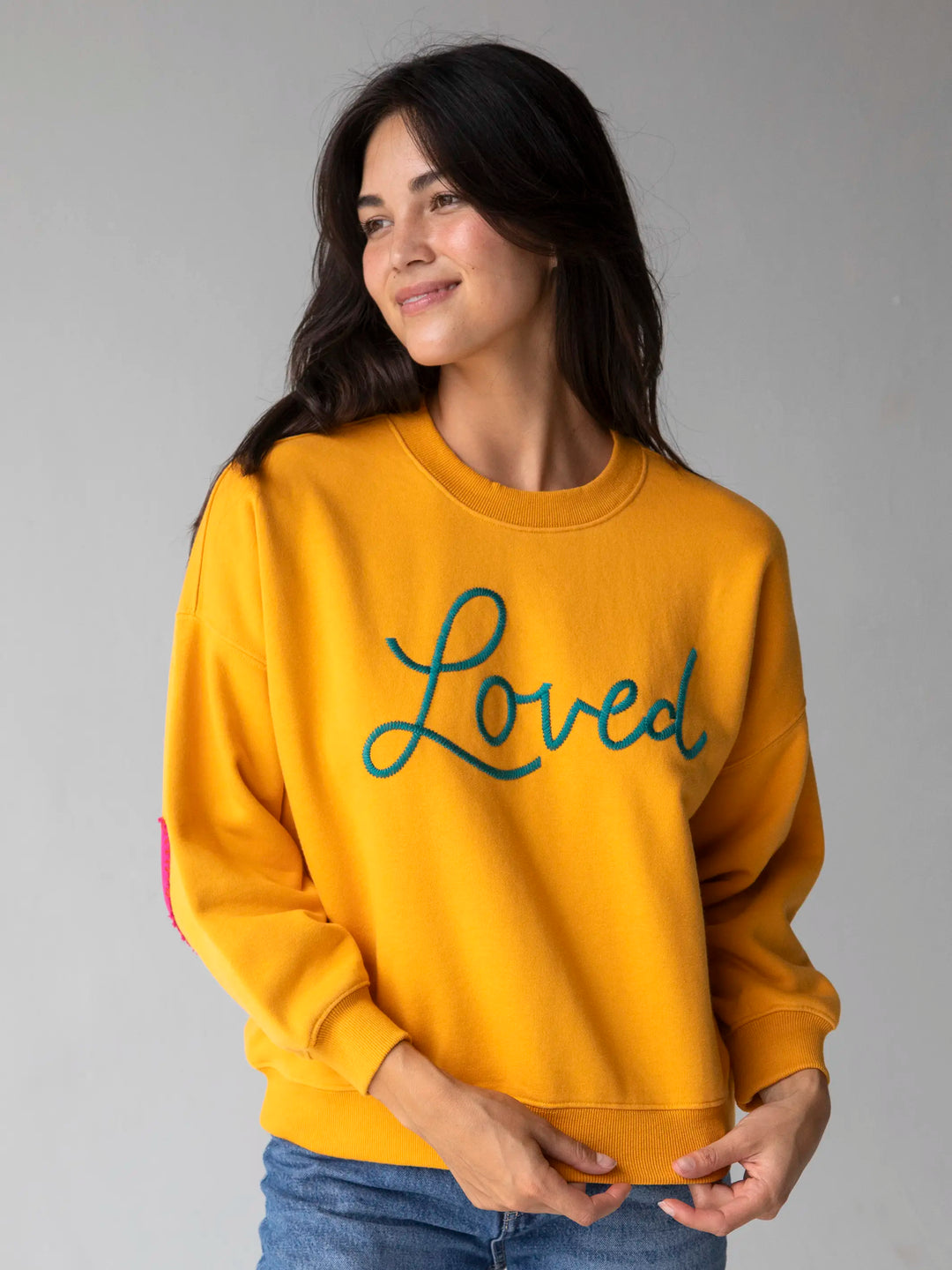Heart on your sleeve sweatshirt sales