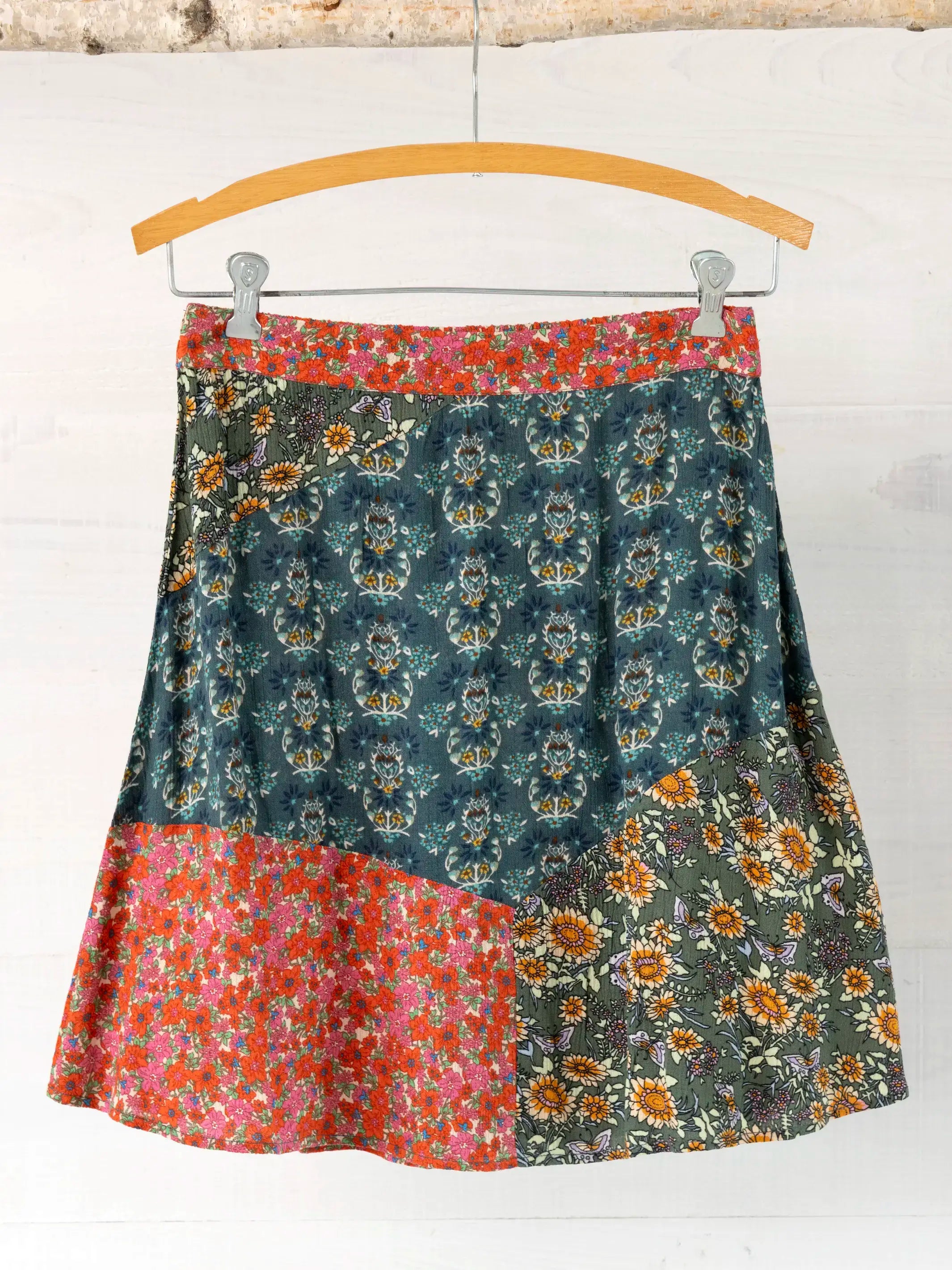 Come Together Mini Skirt - Red Teal Medallion – Natural Life