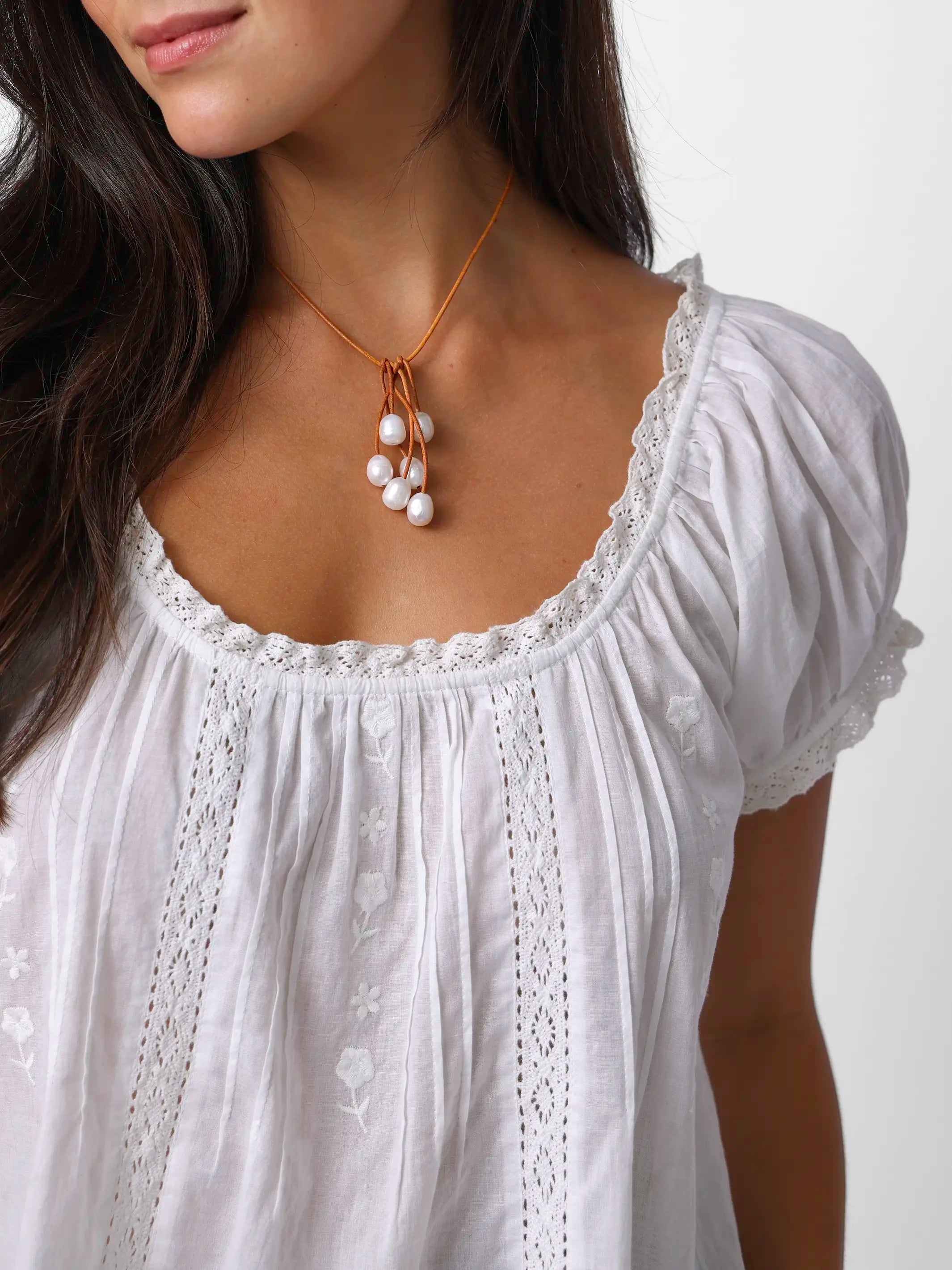 Sweet Nothings Embroidered Cotton Top