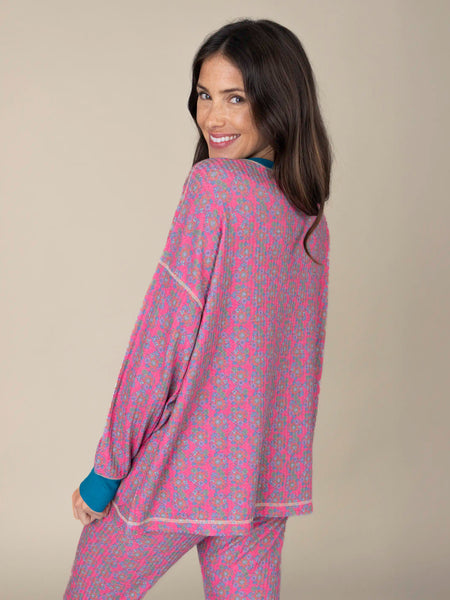 Mix & Match Waffle Pajama Top - Pink Floral Bundles – Natural Life