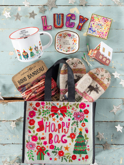 Medium Happy Bag, Set of 3 - Holiday-view 2