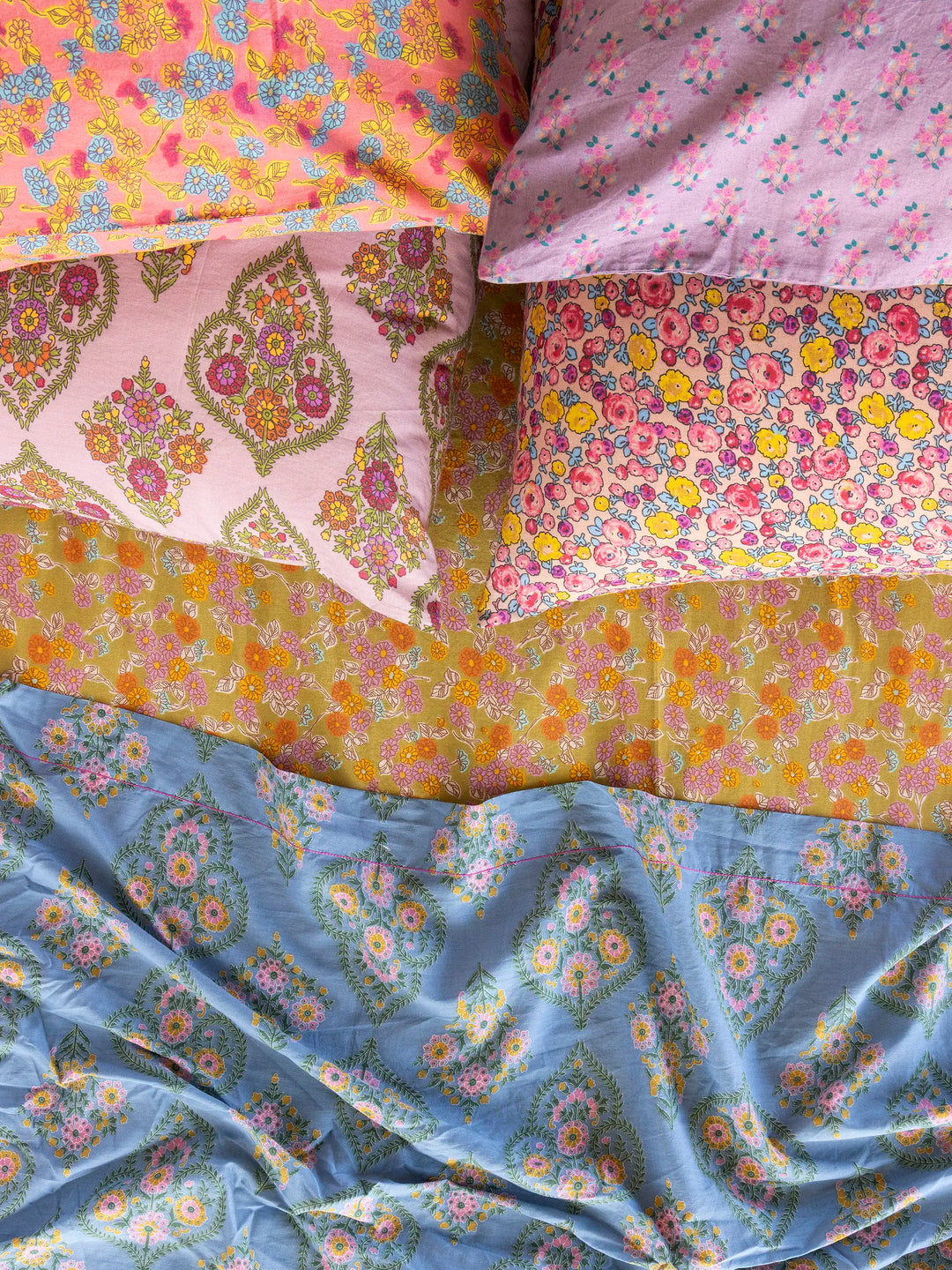 Mix & Match Cotton Flat Sheet - Golden Marigold