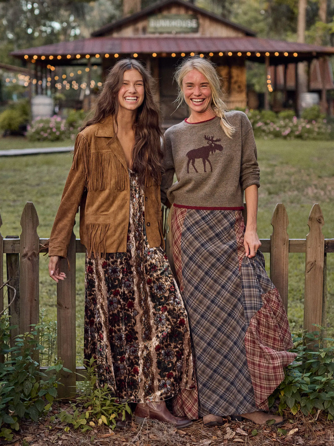 Dolly Cotton Flannel Maxi Skirt - Plaid Black Cranberry – Natural Life
