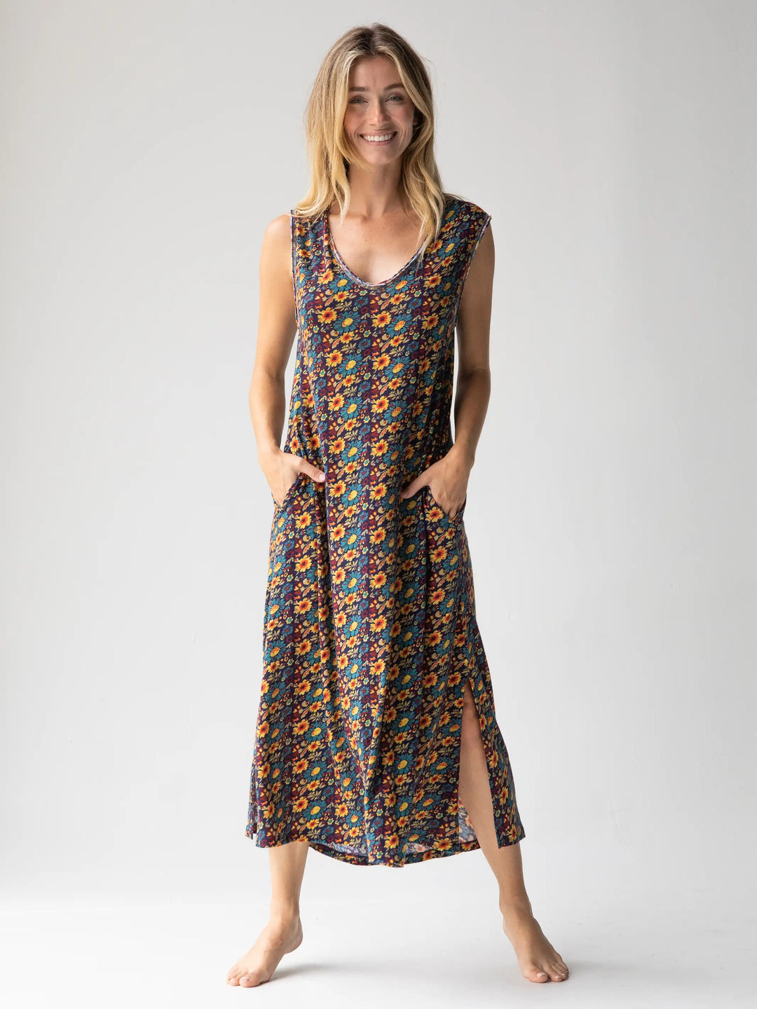 Hangout Cotton Midi Dress