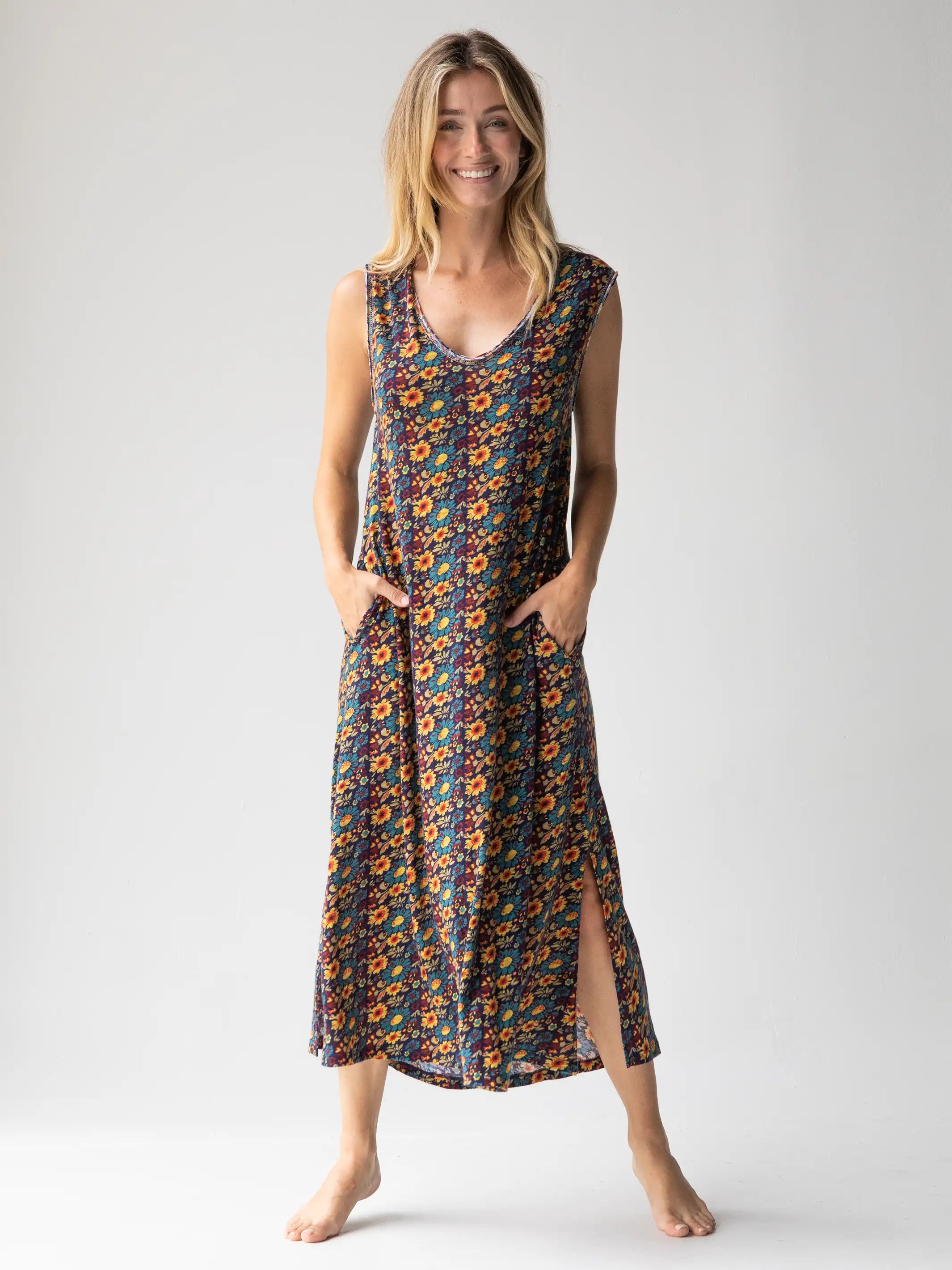 Hangout Cotton Midi Dress