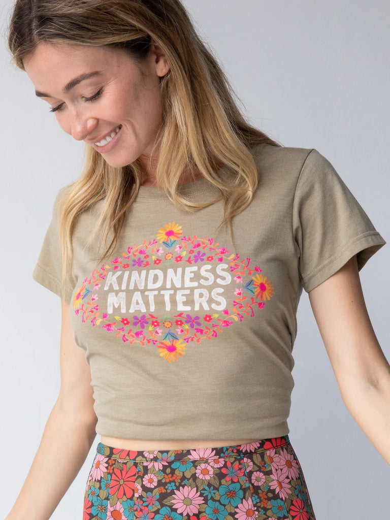 Perfect Fit Tee Shirt - Kindness Matters-view 3