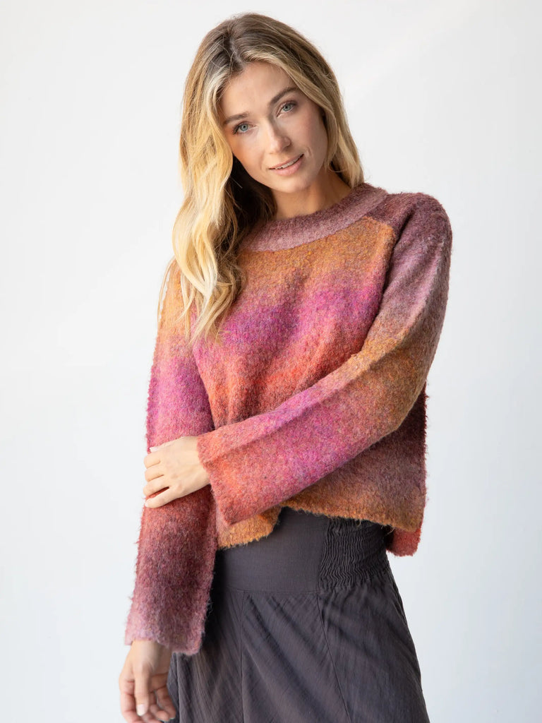 Annie Boucle Sweater - Pink-view 1