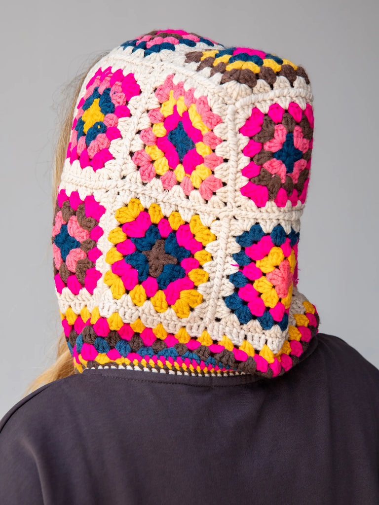 Crochet Hood Sweatshirt - Charcoal-view 2