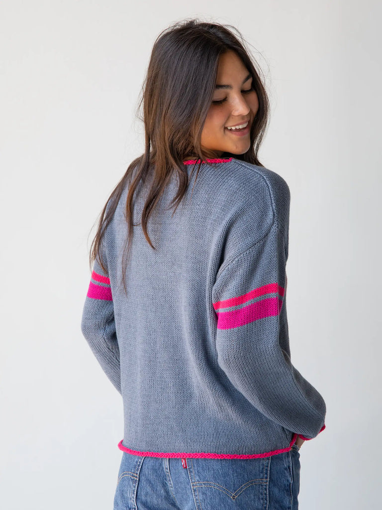 Carson Knit Sweater - Heart-view 3