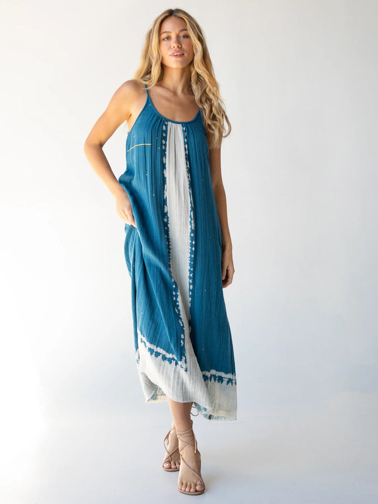 Coco Sayulita Cover-Up Dress - Teal-view 2