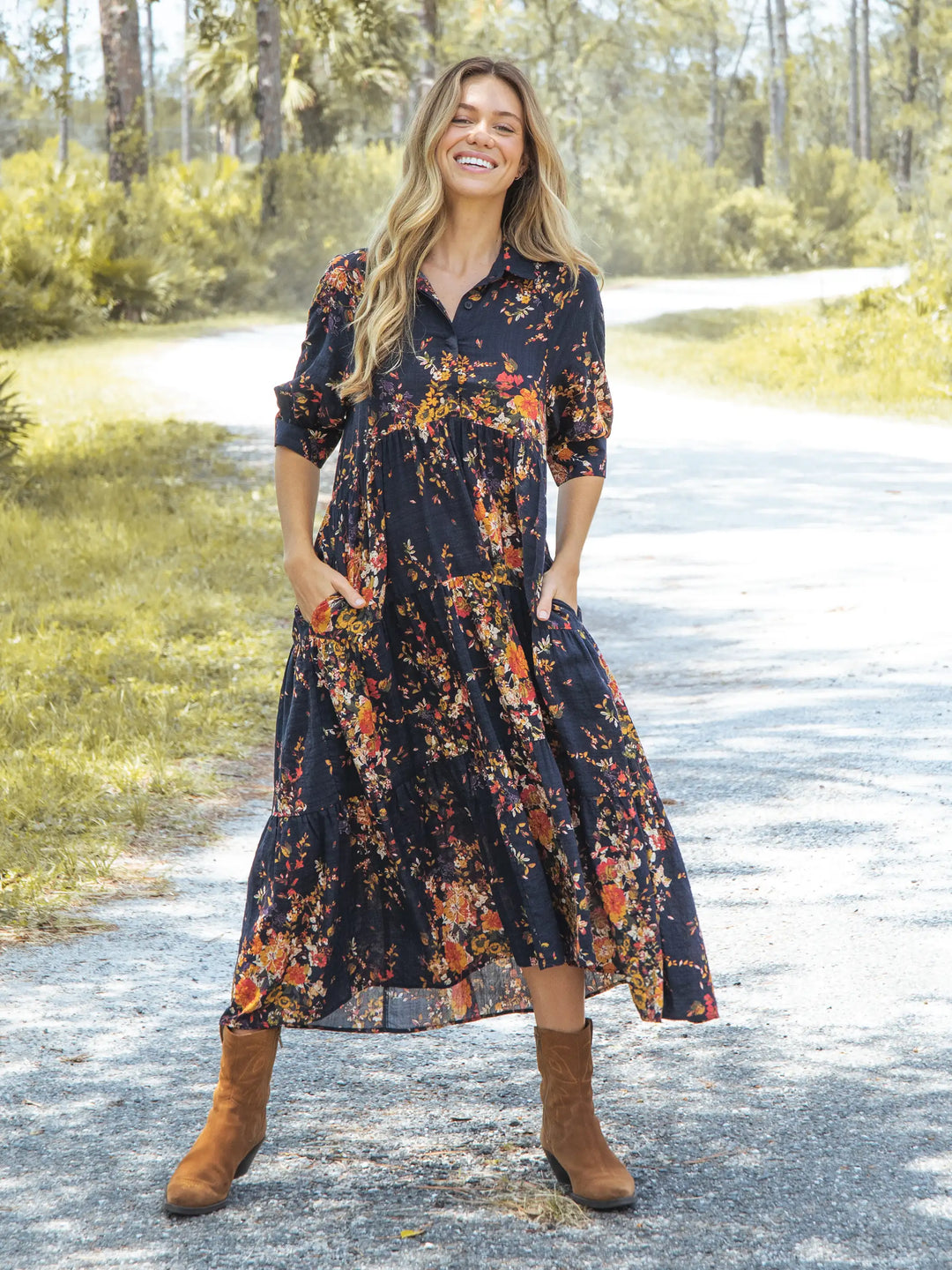 Natural Life Rebecca Midi Dress