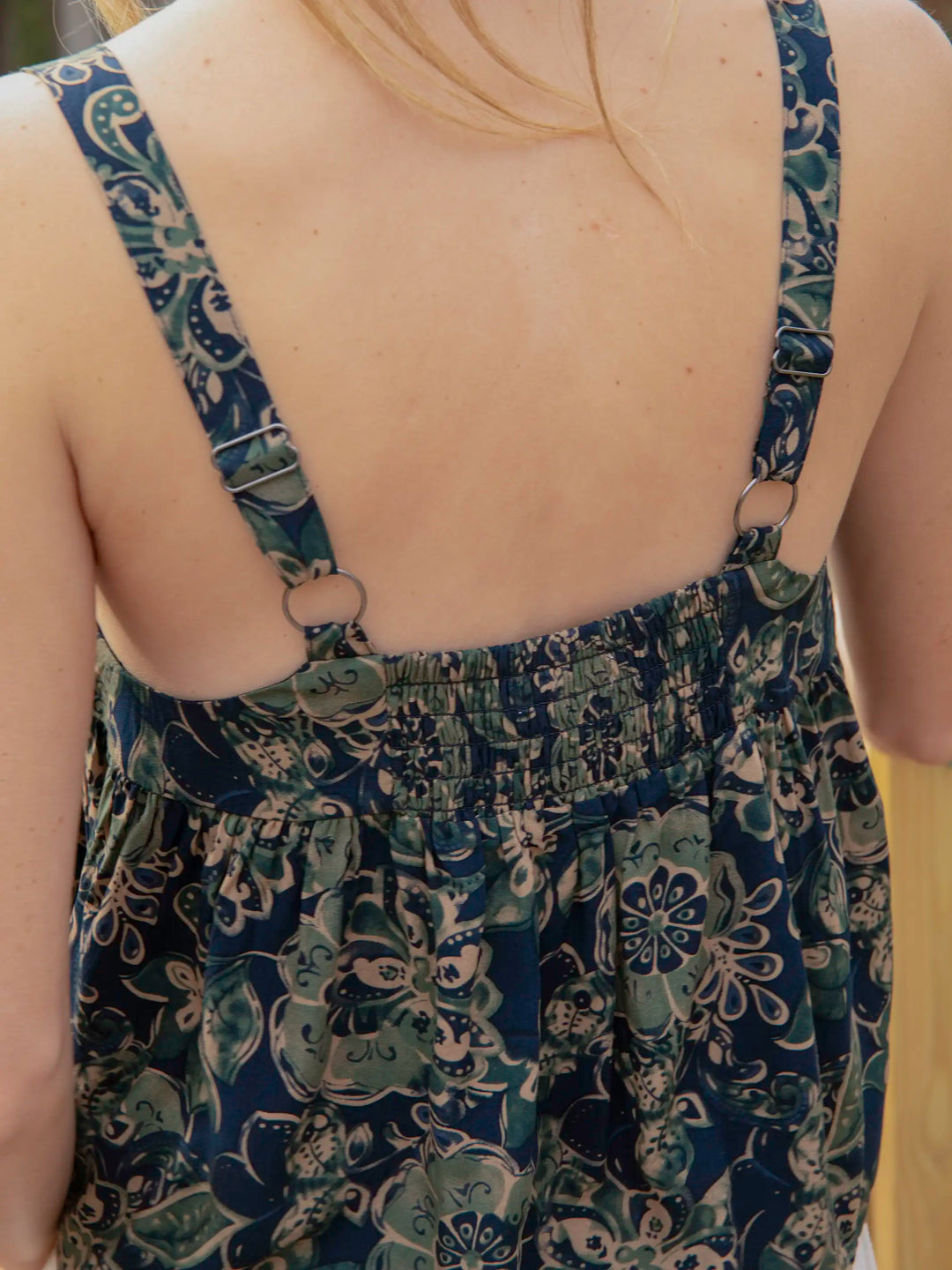 Cara Top - Navy Primrose