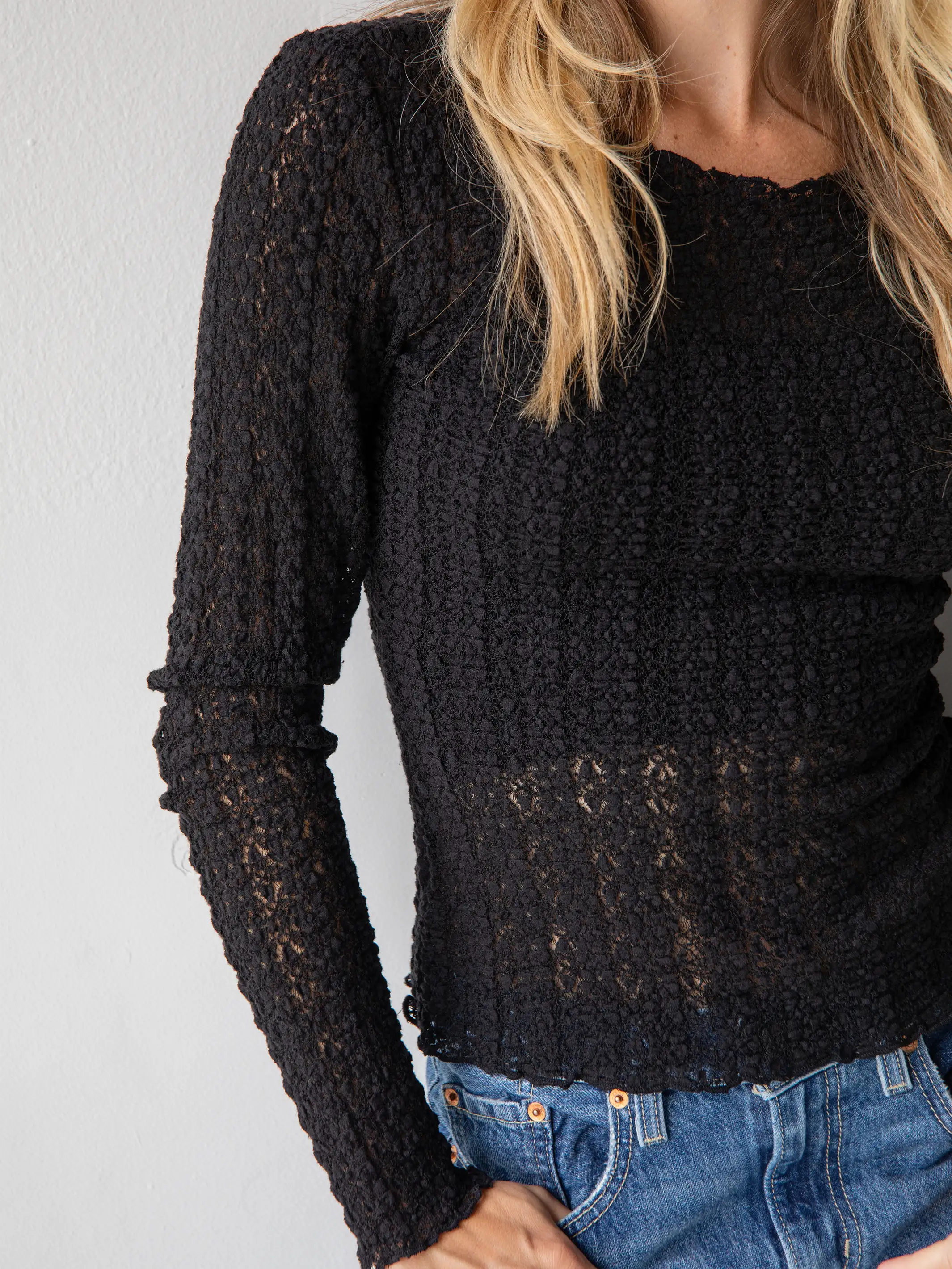 ENOF layered tops 2024FW black 【公式通販】