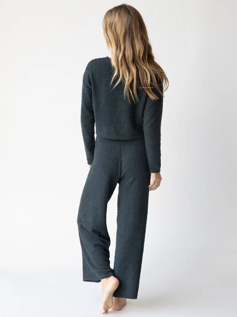 Cozy Up Pant & Sweater Set - Charcoal-view 5